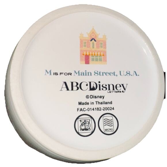 Disney Parks ABC Collection "M Is For Main Street USA" Coffee Mug Collectible - Picture 5 of 5
